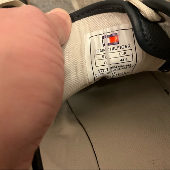 Tommy Hilfiger Black and White Sneakers - Picture 5 of 7